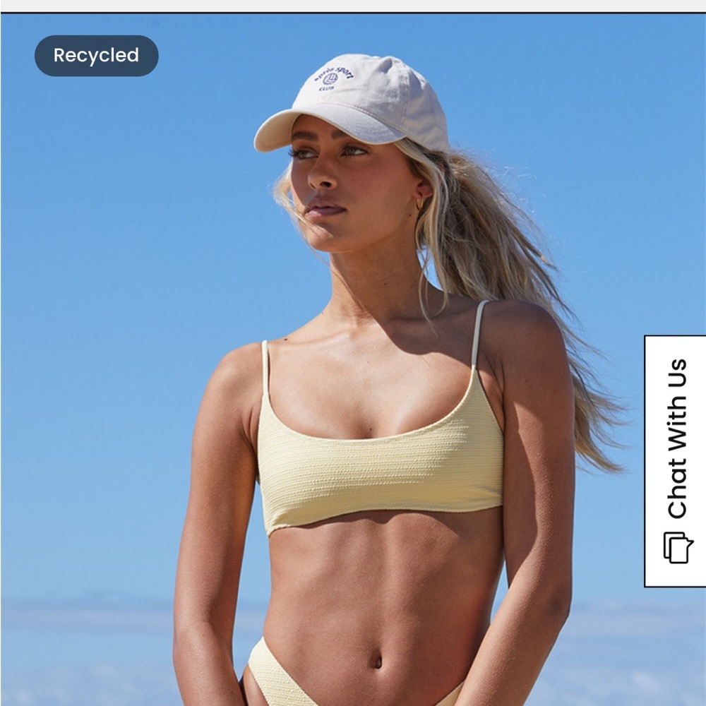 PacSun California Scrunch Bikini Top
